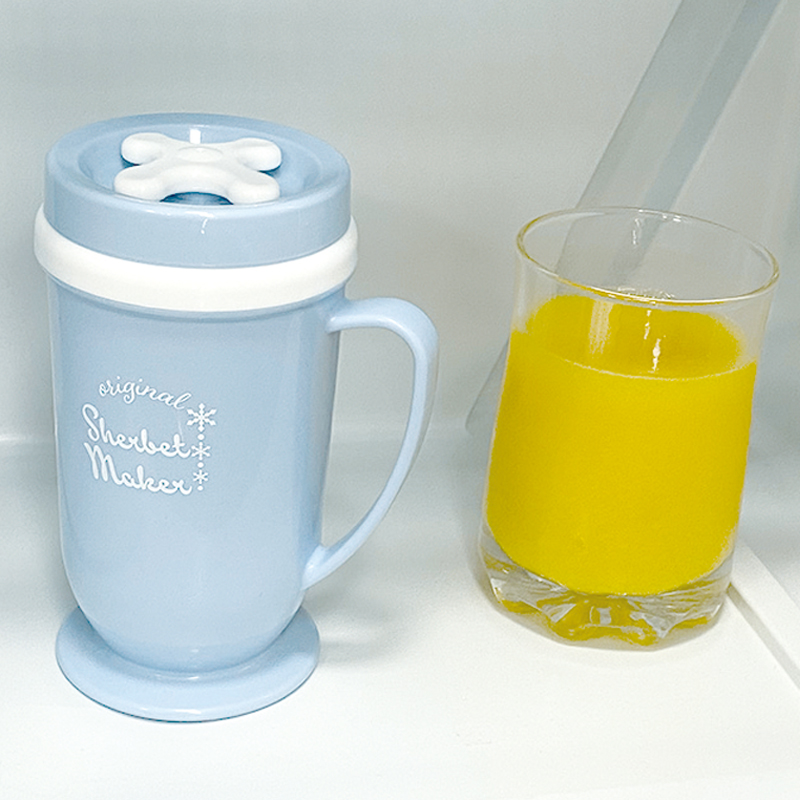 シャーベットメーカー　冷凍庫で冷やしてね