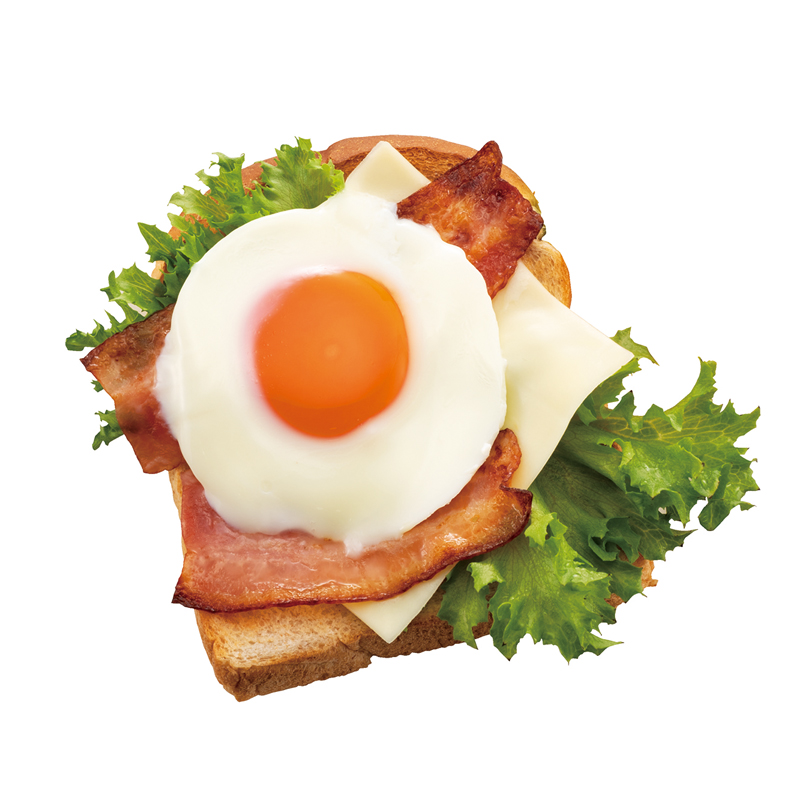 レンジで目玉焼き　イメージ