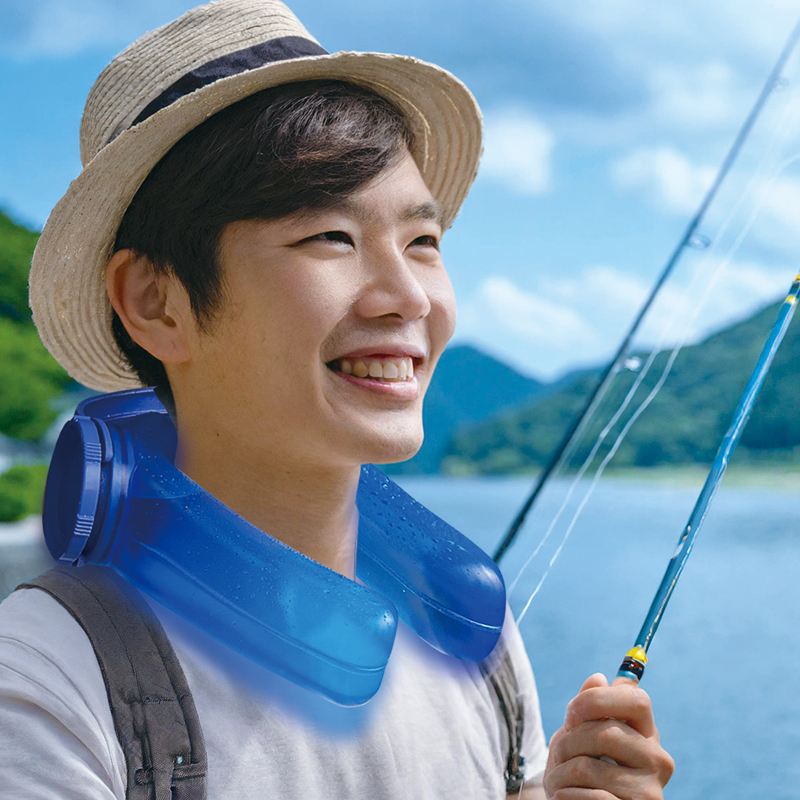 真夏の釣りにも