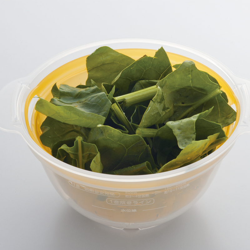 手早く！3役レンジ調理器